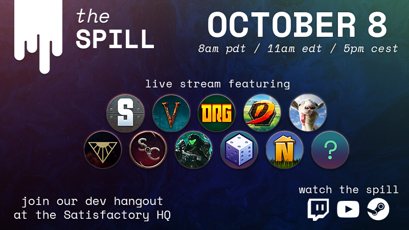 Box Dragon | Join the As We Descend beta! (@boxdragongames) on Twitter photo Tune in to the SPILL to watch our official announcement trailer, along with a special announcement.
We're organizing this, extra thanks to <a href="/SatisfactoryAF/">Satisfactory</a> (hosting) and <a href="/Sam_Deans/">'It's Producer Sam' Deans</a> (directing), as well as all our studio friends who are coming to hang out!
🧵for the link + info Tune in to the SPILL to watch our official announcement trailer, along with a special announcement.
We're organizing this, extra thanks to <a href="/SatisfactoryAF/">Satisfactory</a> (hosting) and <a href="/Sam_Deans/">'It's Producer Sam' Deans</a> (directing), as well as all our studio friends who are coming to hang out!
🧵for the link + info