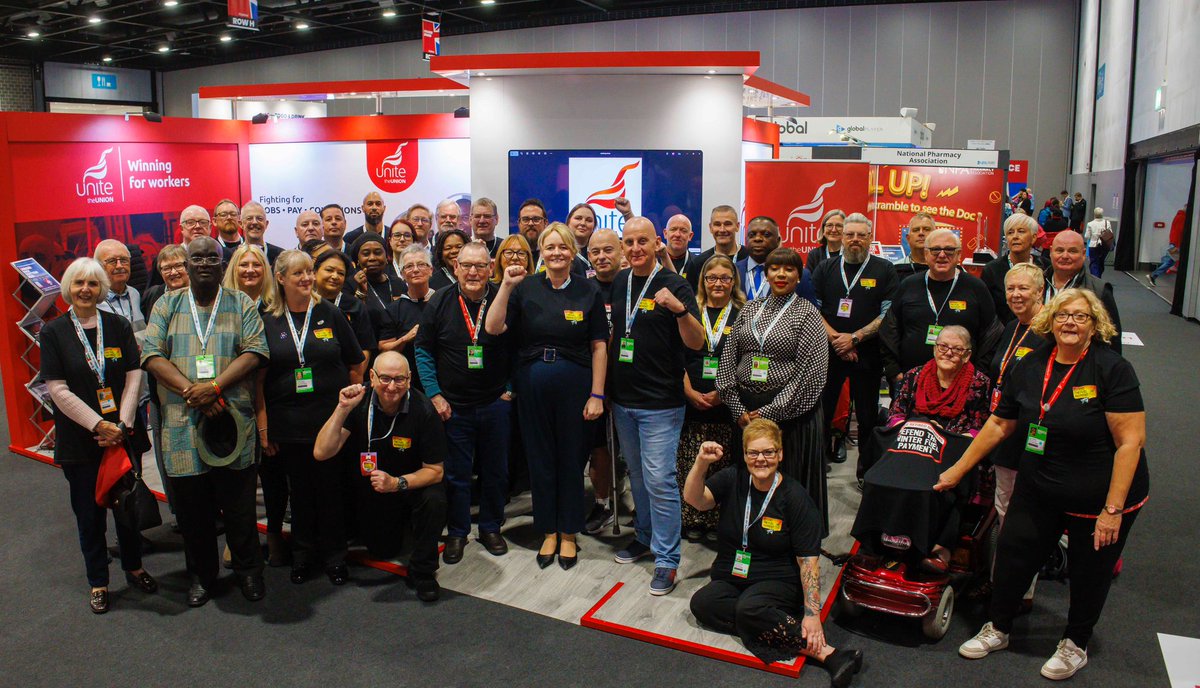 They tried to scrap our motions, hide us at the back of the room, silence us (and our EC chair's mic), but we've proven to be the loudest voice on the floor, the voice of workers. It was my honour to represent <a href="/unitetheunion/">Unite the union: join a union</a> at the <a href="/UKLabour/">The Labour Party</a> conference and proud of <a href="/UniteSharon/">Sharon Graham</a>