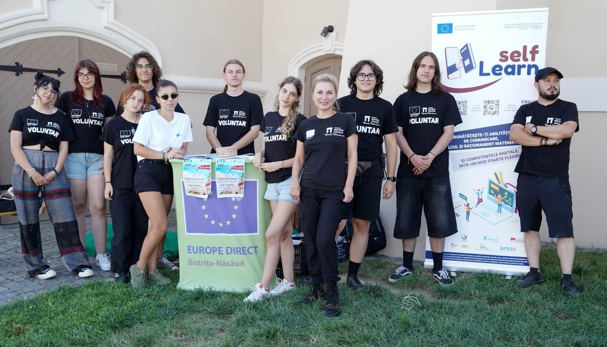 selfLearn_eu's tweet photo. 📌 𝐬𝐞𝐥𝐟-𝐋𝐞𝐚𝐫𝐧 𝐮𝐩𝐬𝐤𝐢𝐥𝐥𝐢𝐧𝐠 𝐜𝐚𝐫𝐚𝐯𝐚𝐧 by ProdusinBN continued its journey in Transylvania, Romania.

➡ Reached ArtCast Teleki &amp; “Ilva Mică în Sărbătoare” festivals, showcasing the 𝐬𝐞𝐥𝐟-𝐋𝐞𝐚𝐫𝐧 project &amp; App to enthusiastic visitors. https://t.co/xjweXcZLtN