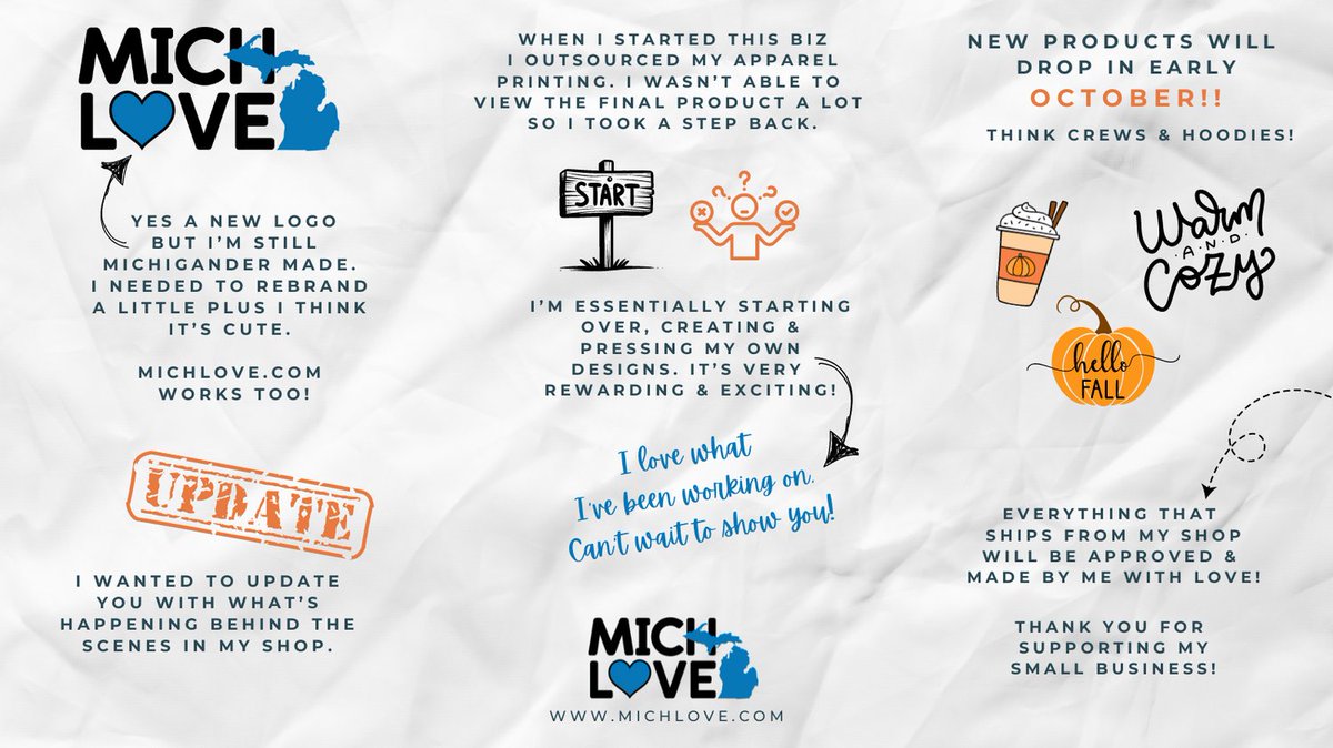 michigandermade's tweet photo. A little backstory of what's going on in the shop! #michigandermade #michlove #michigan #michiganapparel #milove https://t.co/c4IcucqaR5