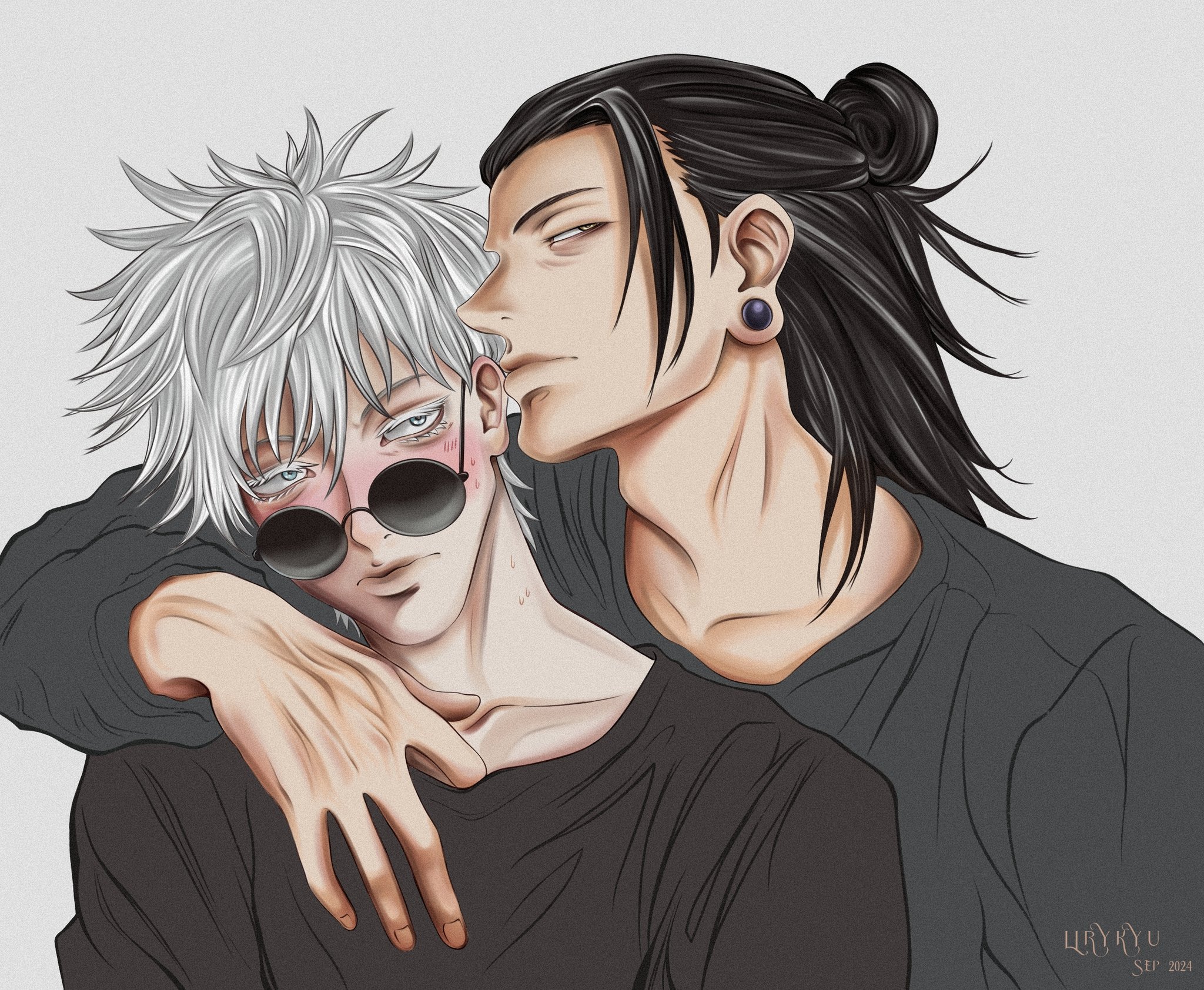 Lirys Luna on X: Who is the best lover? ~ * • ° ~ Satoru Gojo x Geto ~ ° •  * ~ (digital art) jjk jjk271 sukuna ... t.cosKruU8PVqZ  X