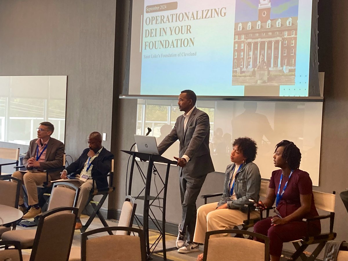 Takeaways from how <a href="/saintlukesfdn/">Saint Luke's Fnd</a> operationalizes DEI: Identify key practices that can enhance culture of equity &amp; inclusion; Learn how to implement best practices, regardless of your position within your foundation; Amend organizational policies &amp; institute new ones #PhilFWD24