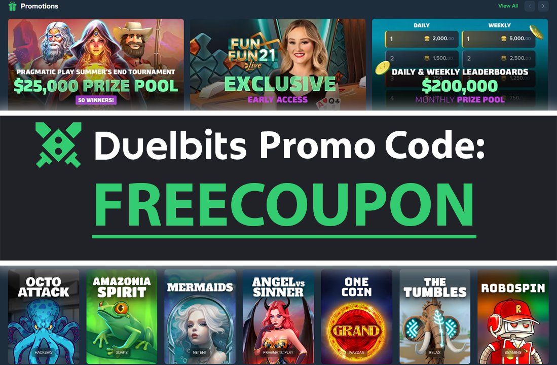 Duelbits_Code's tweet photo. The referral code for Duelbits is "FREECOUPON". Claim promo code in 2024 to open your Duelbits VIP Rewards. Create your duelbits account by clicking the link below to get also 50% rakeback bonus instantly! 👇👇
https://t.co/JiI8AmgzD2 https://t.co/WS0cSoYEQJ