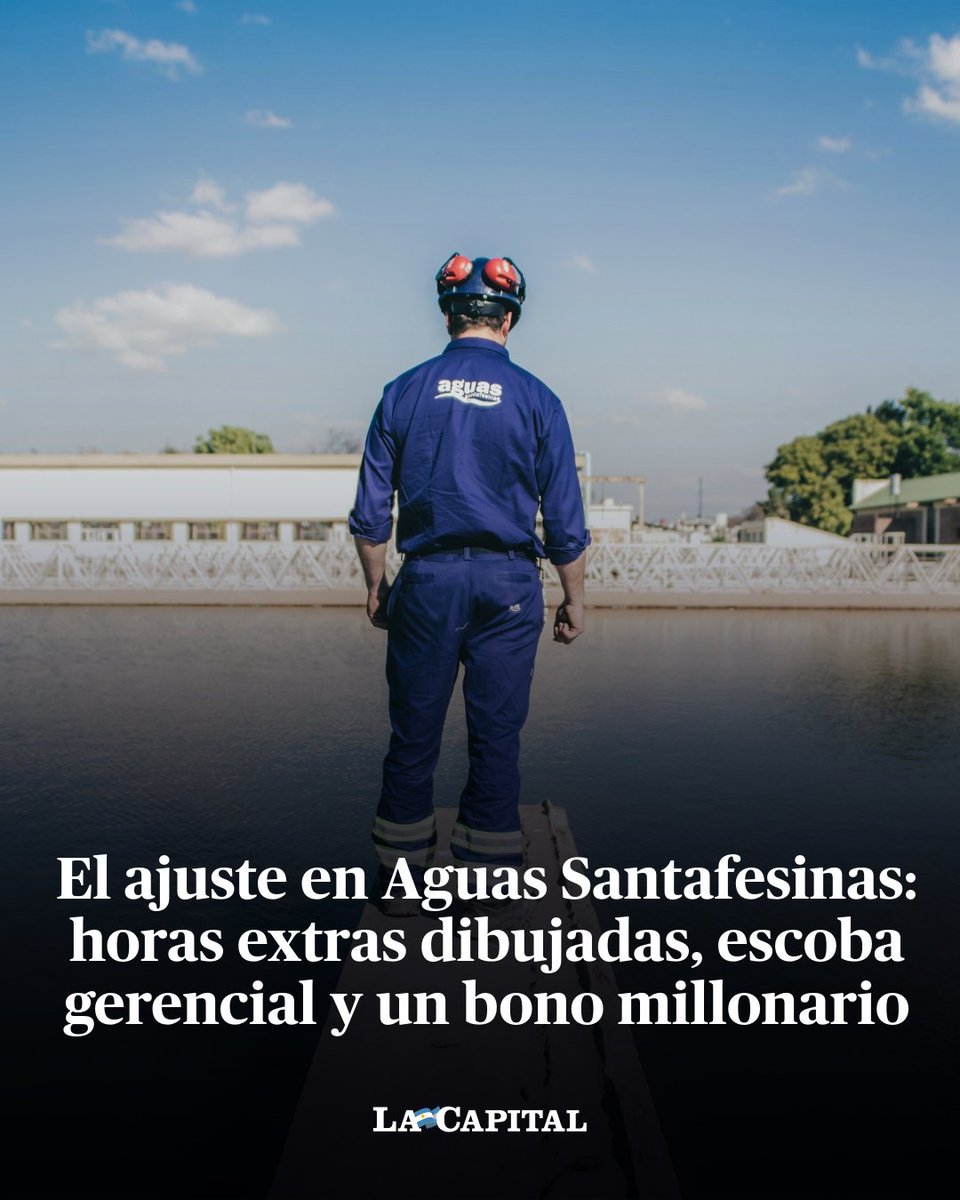 😳 Se conocieron situaciones insólitas tras el ajuste que llevó adelante el gobierno provincial en la empresa estatal Aguas Santafesinas (Assa)

🤨  Una persona allegada al sindicato viajó a Arabia Saudita y las islas Canarias con goce de sueldo
🤨  Un empleado que cuando