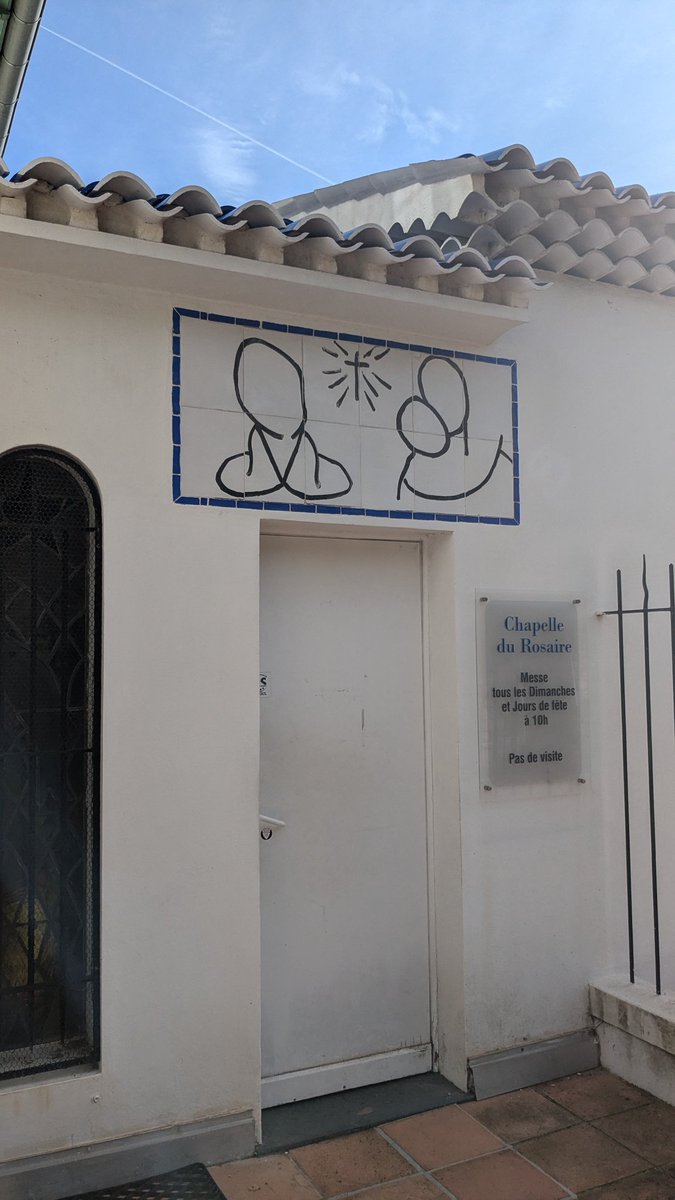 drjrsmith's tweet photo. The Rosary Chapel, Vence. The "Matisse" chapel https://t.co/5DcsHipy66