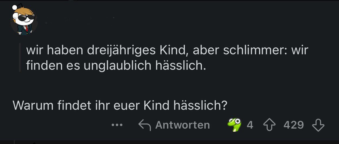 Manchmal find ich Reddit echt witzig.