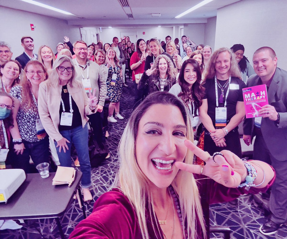 TheMathGuru's tweet photo. THESE LEADERS ARE HEALING COLLECTIVE MATH TRAUMA! THE VIBES IN THIS @MathEdLeaders ROOM WERE✨🪄💕🥹💖 I AM FOREVER GRATEFUL FOR THE OPPORTUNITY TO SHARE ⚡️MATH THERAPY⚡️ W THIS INCREDIBLE COMMUNITY OF  EDU LEADERS. THIS 👏 IS 👏 HOW 👏 WE 👏 CHANGE 👏 MATH 👏 CULTURE 👏 https://t.co/AKjEskvz1t