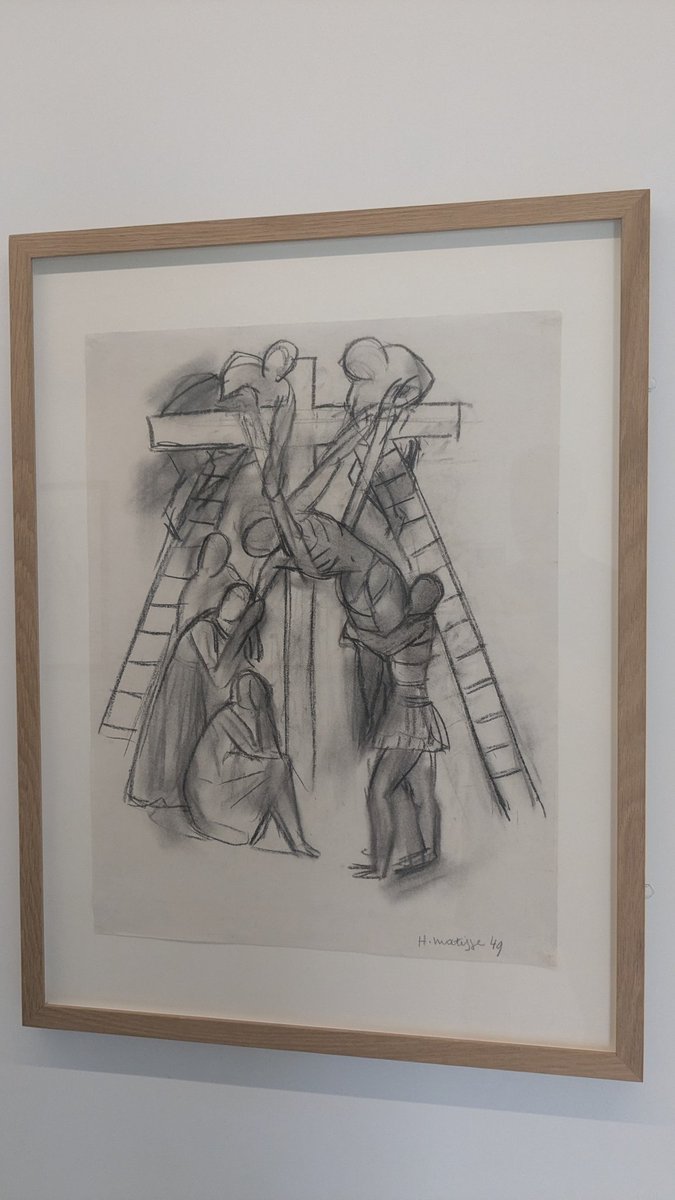 drjrsmith's tweet photo. Preparatory drawings for the stations of the cross in the Matisse chapel https://t.co/t8MFu6VSTI
