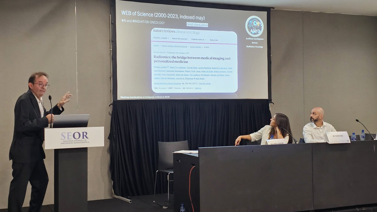 El Dr. <a href="/AmadeoWals/">Amadeo Wals</a> conduce 'El presente y futuro de la IA en Oncología: presentamos S-AIDRO, la nueva plataforma interdisciplinar de <a href="/seor_esp/">SEOR.es</a>'
#CONGRESOSEOR24
