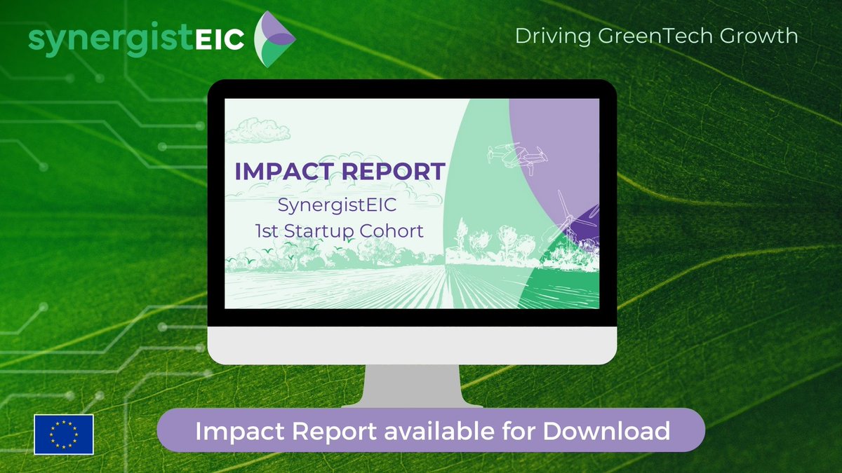 🌍The #SynergistEIC Impact Report is out!
Dive into the successes of the startups from our 1st cohort and see how they’ve excelled in #innovation and #growth.
Discover the economic, social, environmental, and tech impacts.
✨Download now: lnkd.in/eNqgMjuA #startup #future