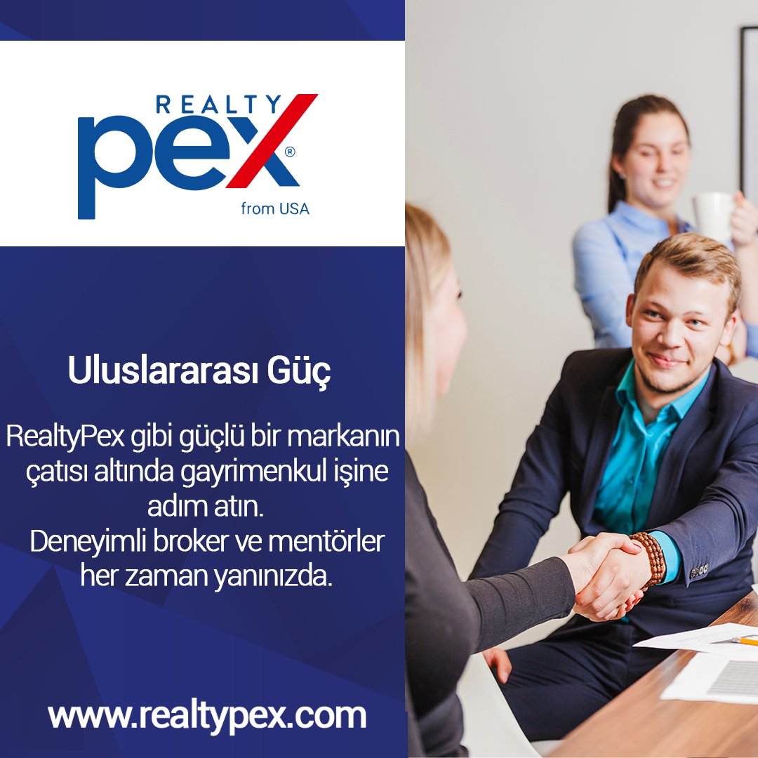 PexRealty's tweet photo. Realty Pex gibi güçlü bir marka ile kariyerinize sağlam bir başlangıç yapın! 💼 Profesyonel mentörler ve brokerler yanınızda, başarıya giden yolda yalnız değilsiniz. 🚀 #RealtyPex #Gayrimenkul #Mentorluk #KariyerFırsatları #BaşarıYolculuğu https://t.co/CVYHQwfTHu