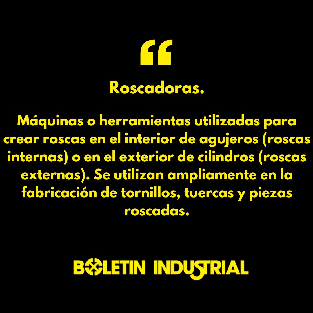 BoletIndustrial's tweet image. 🔩Las roscadoras son muy utilizadas en la industria ¿Las conoces❓

➡️Aprende más en boletinb2b.com/blog/definicio…

#boletinindustrial #roscadora #threadingmachine #definicionesindustriales