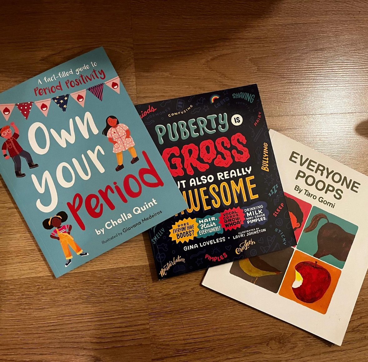 Period Positive (@periodpositive) on Twitter photo To celebrate #bannedbookweek we’re sharing two great banned books! Everybody Poops by Taro Gomi and Puberty is Gross But Also Really Awesome by <a href="/lovelesswriting/">Gina Loveless</a>. Both highly recommended by #PeriodPositive founder <a href="/chellaquint/">Chella Quint OBE</a>. 📚 #MenstrualLiteracy To celebrate #bannedbookweek we’re sharing two great banned books! Everybody Poops by Taro Gomi and Puberty is Gross But Also Really Awesome by <a href="/lovelesswriting/">Gina Loveless</a>. Both highly recommended by #PeriodPositive founder <a href="/chellaquint/">Chella Quint OBE</a>. 📚 #MenstrualLiteracy