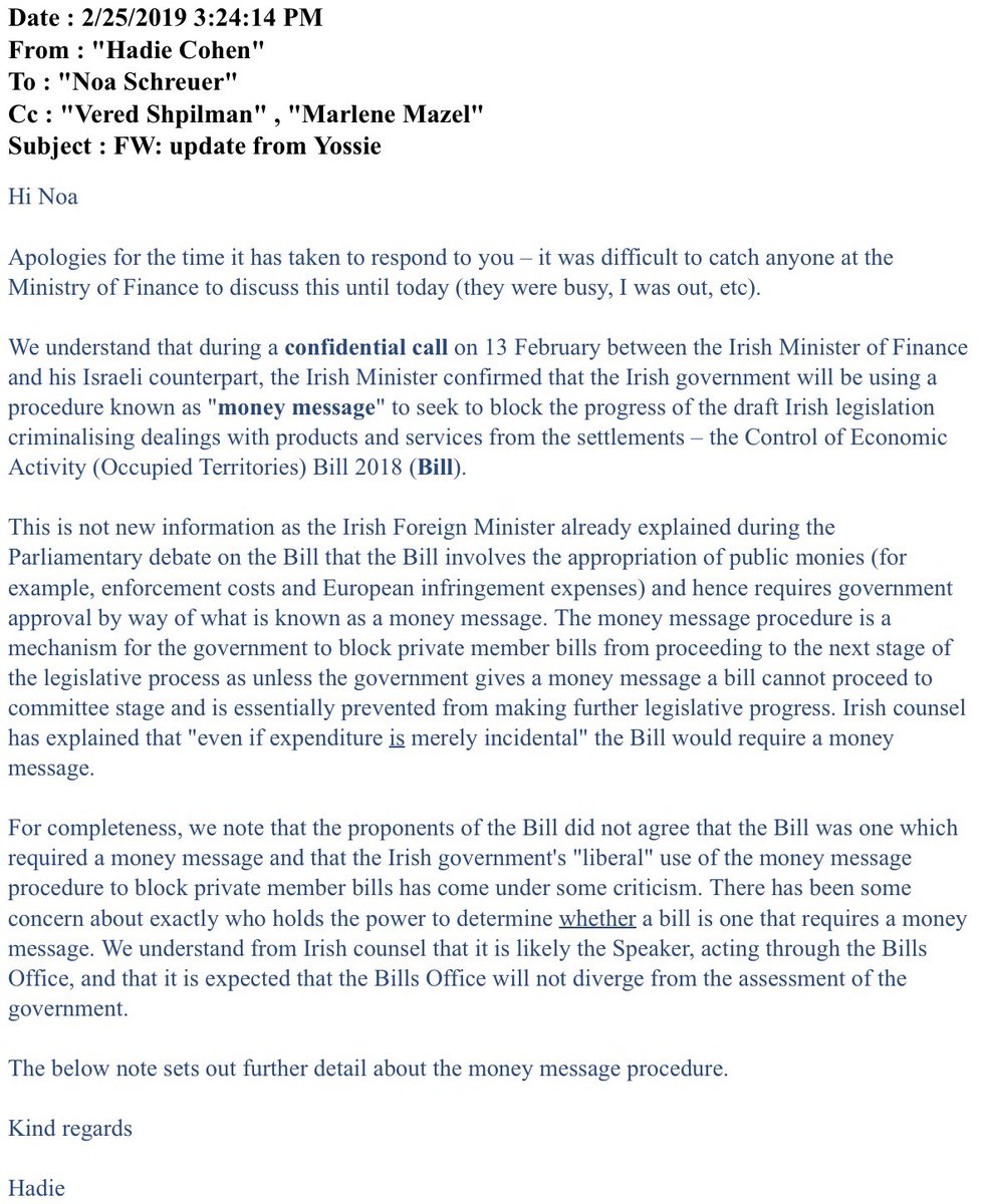 wereontheditch's tweet photo. Questioned about the call referred to in the attached email โ the subject of The Ditchโs story published earlier today โ a Department of Public Expenditure spokesperson on behalf of Paschal Donohoe said:
โA call of this nature never took place. We have nothing further to add.โ https://t.co/onc5SpEoIH