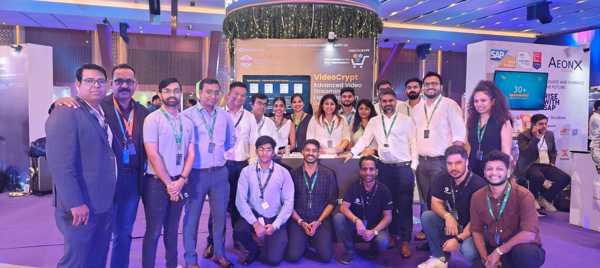 2100chandrakant's tweet photo. We exhibited AppSquadz at the AWS Empower India 2024.  Thank you to everyone who joined us in our sessions!

#aws #awsempower #event https://t.co/ZDtnHwxoLN