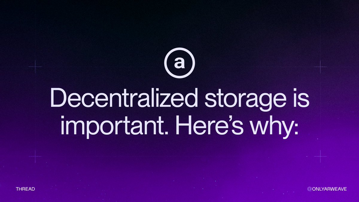 Why is decentralized storage important?

Let's take a look at a few key points.

The advantages of decentralized storage start with data distribution.

In a decentralized storage network such as Arweave, data uploaded is distributed across a network of nodes. Upfront payment