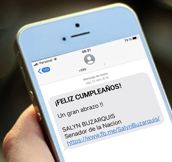 Mensaje filtrado de Salyn Buzarquis a Nenecho