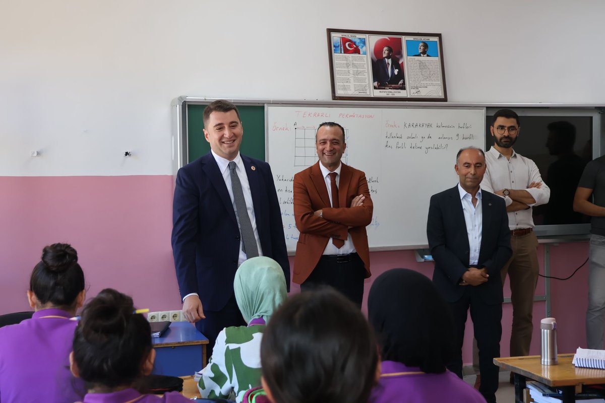 ugurdoganer01's tweet photo. İlçe kaymakamımız Sayın Doğukan Koyuncu ile beraber ÇPL Lisemizi ziyaret ederek öğlen yemeğinde öğrencilerimize eşlik ettik ⁦@DogukanKoyuncu_⁩ ⁦@Murat4Kucukali⁩ https://t.co/VpkI6UFX8h
