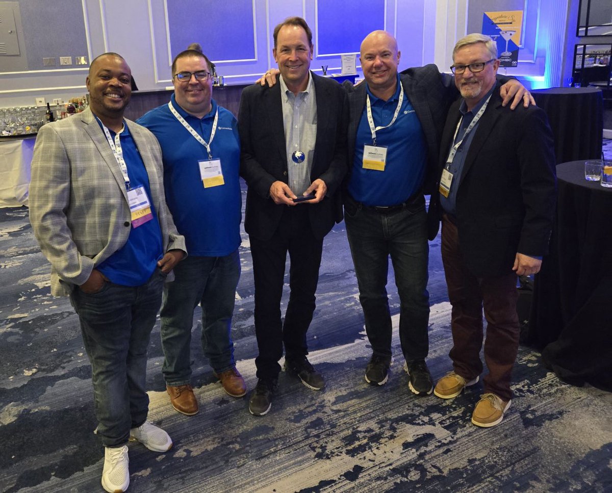 Crexendo's tweet image. 🎉 Exciting News! 🎉

We are thrilled to announce that Crexendo has been honored with the "Best Channel Adoption" award at the Connectbase Connected World Live event last night! 🏆✨

#Connectbase #ConnectedWorldLive2024 #CloudCommunications #Crexendo #PoweredByNetSapiens