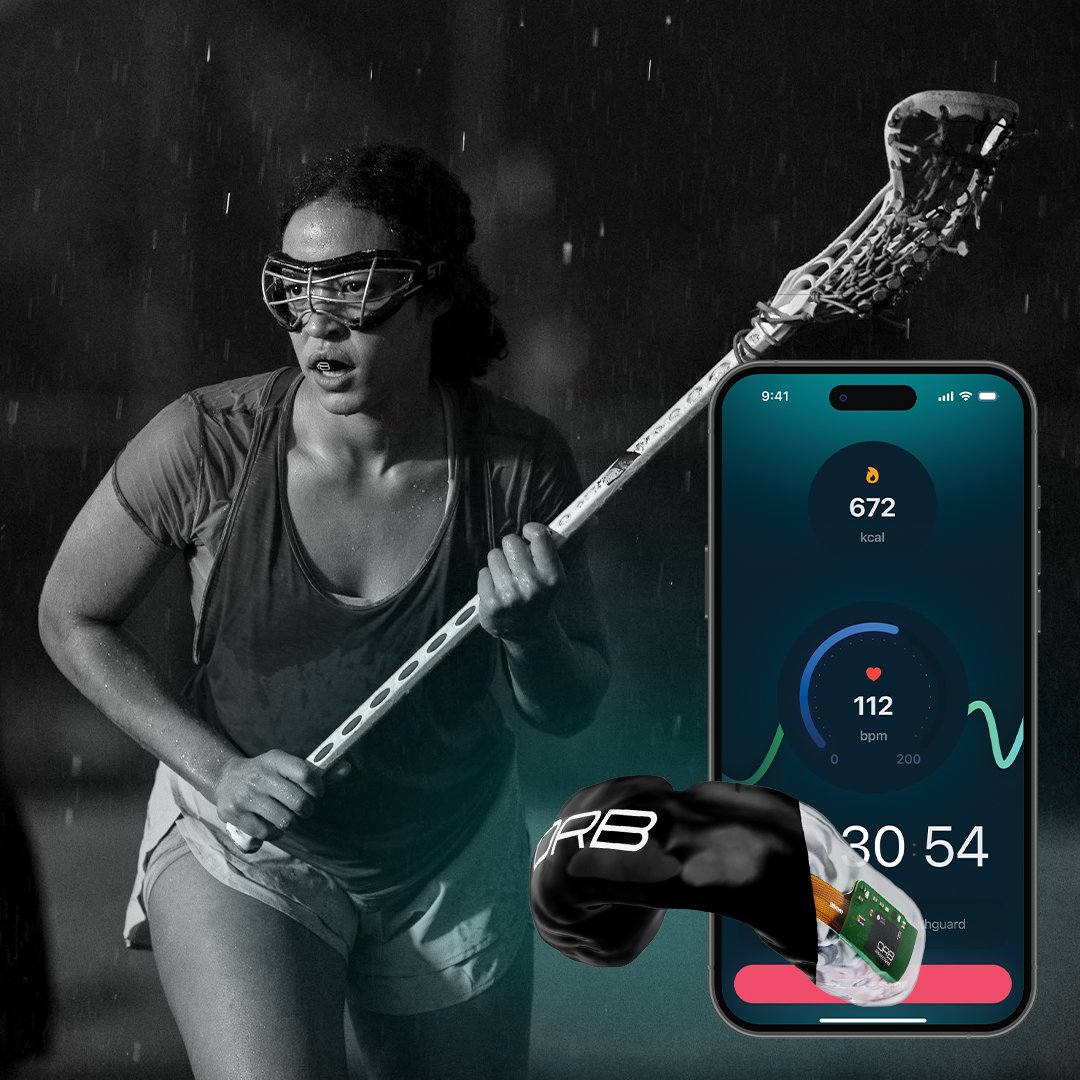 The ORB Sport app is the perfect training partner, tracking heart rate and calories burned in real time.