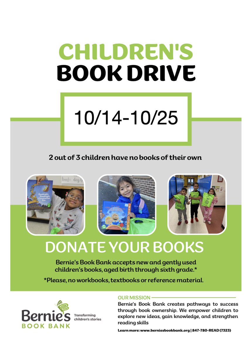 Wescott School LMC (@wescottlmc) on Twitter photo The Wescott Library will host a book drive for <a href="/berniesbookbank/">Bernie's Book Bank</a> this October from the 14th to the 25th! Donate your gently used children's books to one of the collection bins in the school! #d30learns The Wescott Library will host a book drive for <a href="/berniesbookbank/">Bernie's Book Bank</a> this October from the 14th to the 25th! Donate your gently used children's books to one of the collection bins in the school! #d30learns