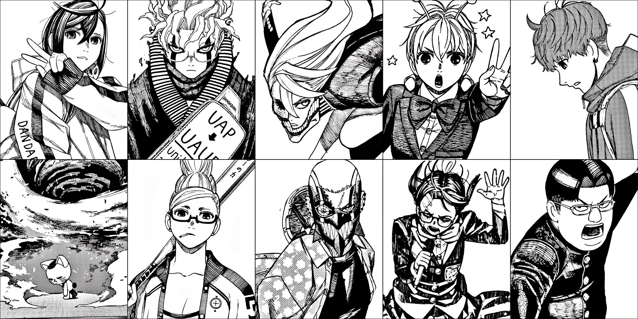 Dandadan Daily Shots on X: DANDADAN manga characters  t.coiwI7dbfFTs  X