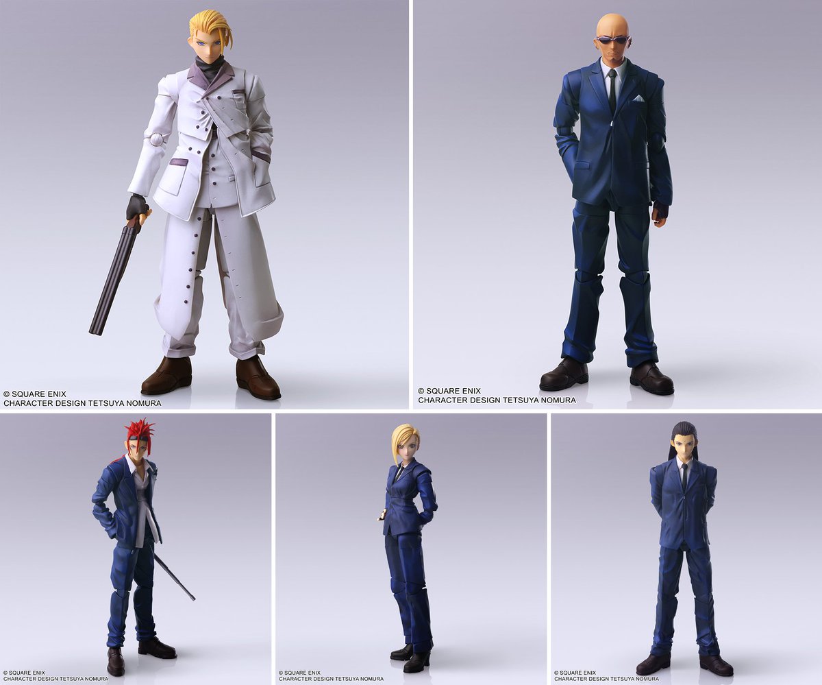 FF7：「ファイナルファンタジーVII BRING ARTS レノ・イリーナ・ツォン