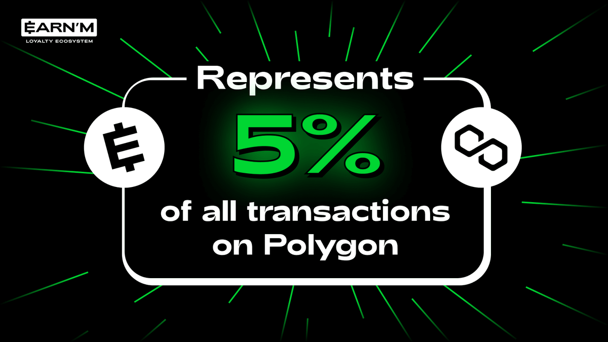75,000 wallets created daily -- totaling over 10M users on board with $3 million in network revenue fees generated!

🔥These activities account for over 5% of all transactions on the Polygon network 🔥

And here’s the best part: SmartNode holders can score up to 30% of $EARNM