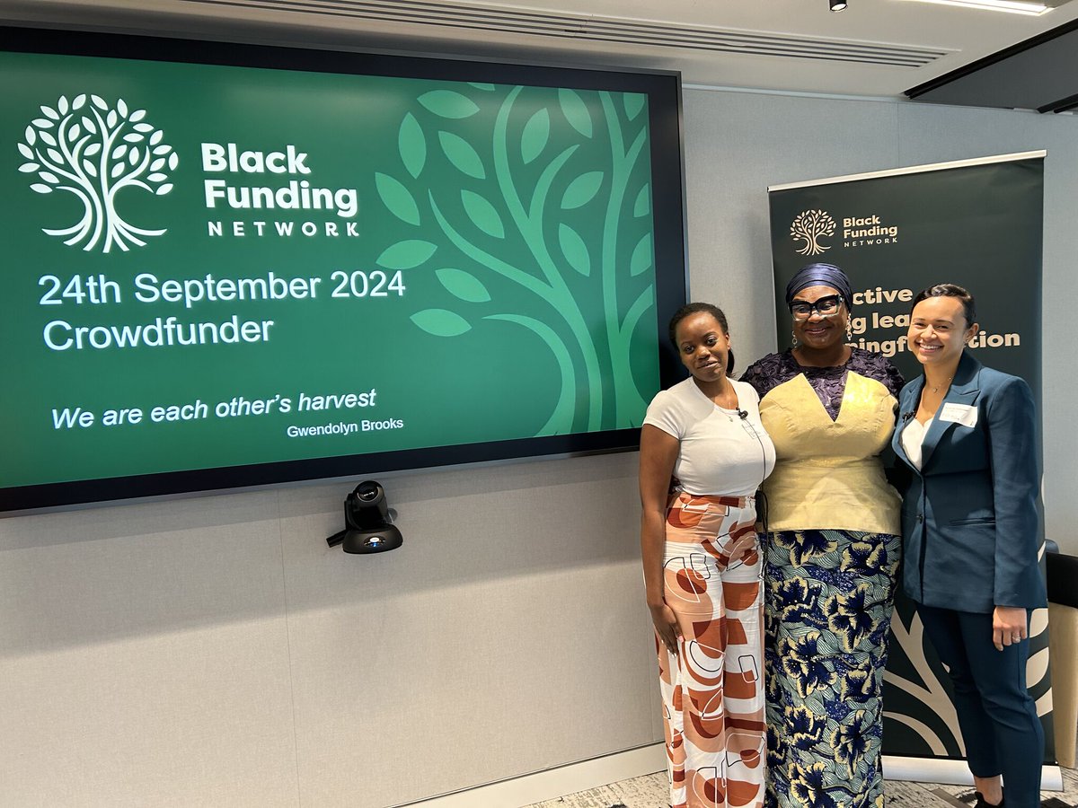 Congratulations &amp; thank you to the 3 organisations who pitched for funding last night at our Autumn Funder &amp; met their targets! 👏🏾 There is still time to submit a pledge for these incredible projects...please go here 📷 tfaforms.com/5142372 #GivingCampaign #blackled