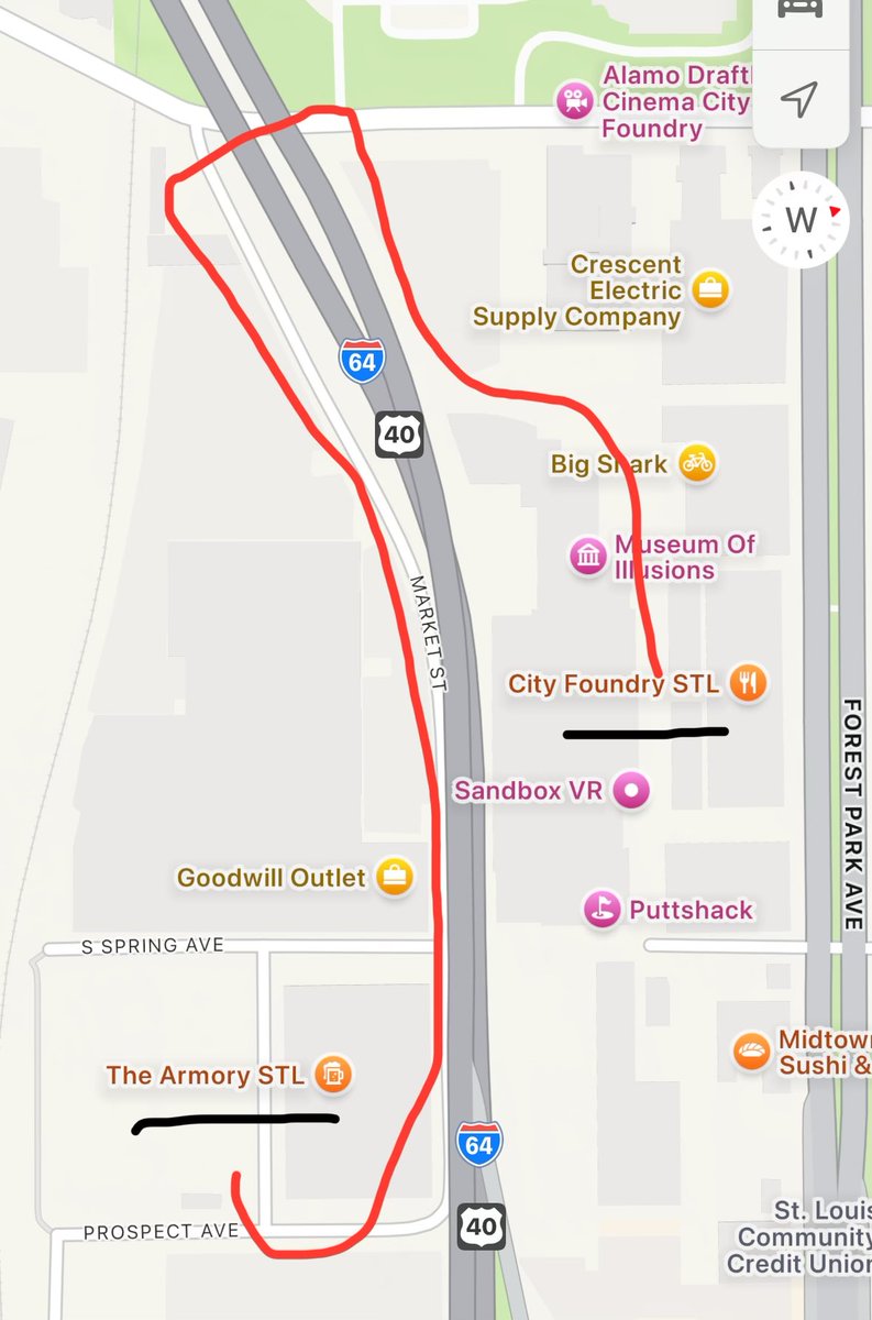 M_McDaniel2012's tweet photo. There’s probably a host of business related issues we may never be privy to.  

That said, I’d reckon a large issue was that people at the Foundry weren’t the biggest fans of having to walk up to Vandeventer and then down Market to get to the Armory. https://t.co/ajOsTqNSSr