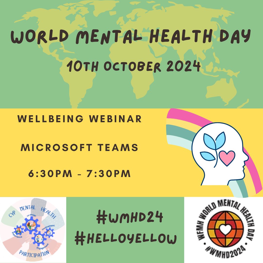 MHparticipation's tweet photo. Celebrate World Mental Health Day with our team on October 10th! Let’s come together to raise awareness, support one another, and promote mental well-being in our community. For more information, please email participation@mpft.nhs.uk (2)
#WMHD2024
#cypmhparticpation #mpft https://t.co/PkfQ64nNuT