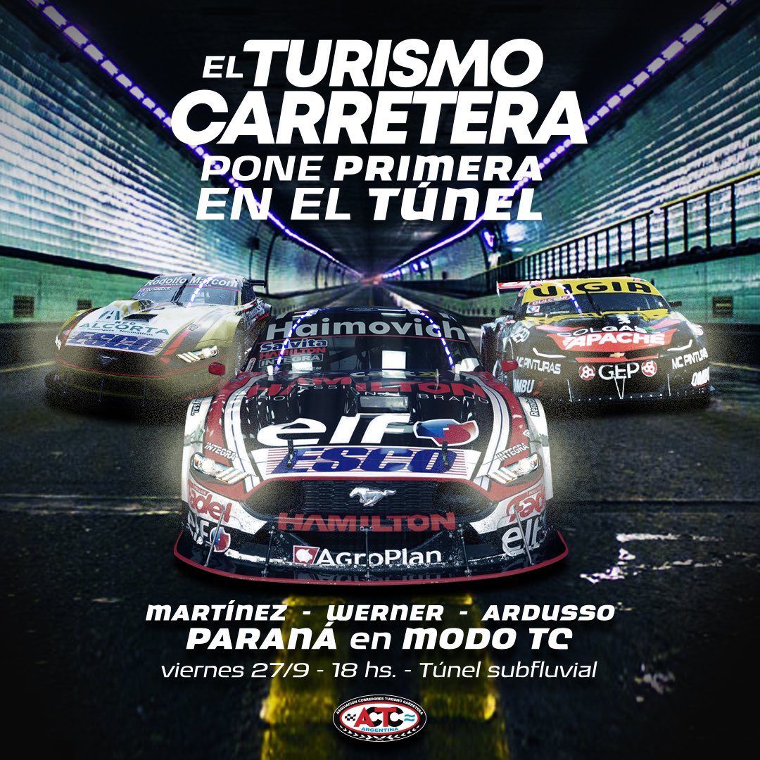 ¡El TC pone primera en el túnel!

No te pierdas nuestro paso por el túnel subfluvial en modo TC junto a <a href="/guriomar1/">Omar Martinez</a> <a href="/MWernerOK/">Mariano Werner</a> y <a href="/FacundoArdusso/">Facundo Ardusso</a> 🔥