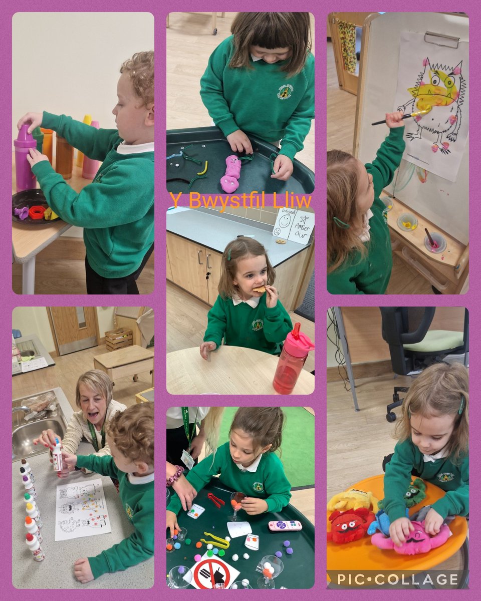 Gwenyn Gwyddon (@gwenyngwyddoncg) on Twitter photo Dysgon ni am deimladau a lliwiau gyda'r Bwystfil Lliw <a href="/cwmgwyddon/">Ysgol Cwm Gwyddon</a> We learned about feelings and colours with the Colour Monster Dysgon ni am deimladau a lliwiau gyda'r Bwystfil Lliw <a href="/cwmgwyddon/">Ysgol Cwm Gwyddon</a> We learned about feelings and colours with the Colour Monster