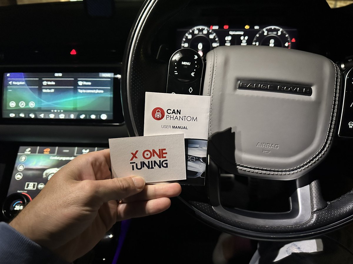 xonetuning's tweet image. An 2020 Land Rover Range Rover Evoque L551 in for CAN PHANTOM Immobiliser.

The immobiliser prevents the engine from starting until the unique PIN has been entered. The ultimate anti-theft device for any vehicle. 
​
Secure your vehicle today and book your CAN-PHANTOM installation