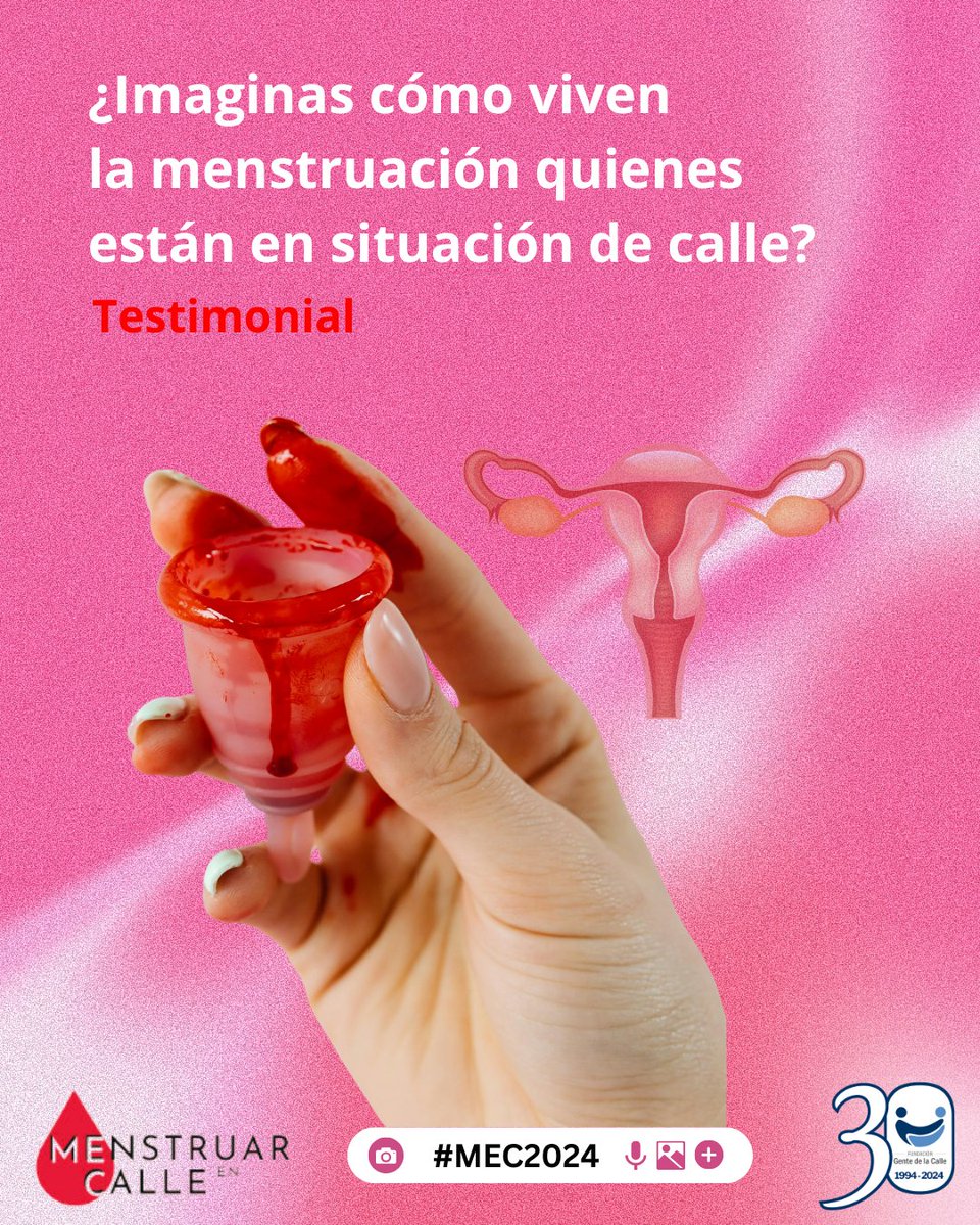 gentedecalle's tweet photo. #campañamec2024🩸

🤔 ¿Imaginas cómo viven la menstruación quienes están en situación de calle?

📢 Es una pregunta vital para conocer las brechas en materia de derechos sexuales y reproductivos.

🗨️ Aquí puedes leer sus relatos.

#QuelacalleNOcalle ✊🏼
#MenstruarEnCalle https://t.co/yKp2YtvYOC