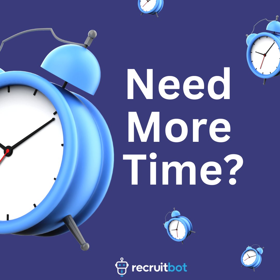 Need to save time? 

Let RecruitBot automate your email outreach and follow-ups, giving you more time to connect with candidates. 

🕒 Discover more at hubs.la/Q02Q-8mM0

#AIRecruiting #RecruitBotFeatures #Efficiency