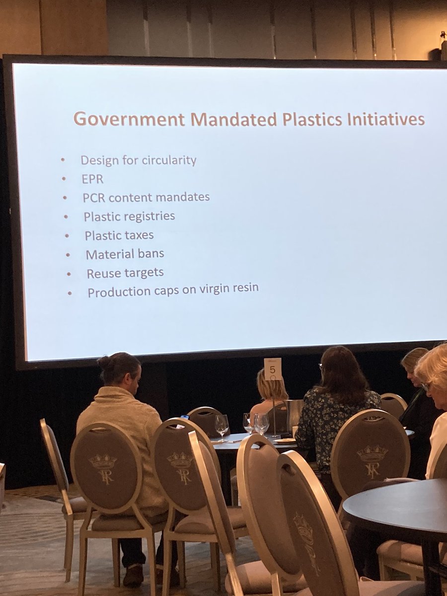 ppec_paper's tweet photo. “Waste is a resource” — Barry Friesen @Cleanfarms with an important reminder abut how to think about waste as he moderates The New Plastics Economy session @cdnstewardship along with @ChemistryCanada @valpak_ltd and @recycle_com discussing government mandated plastics initiatives https://t.co/p1YIJsd3ZI