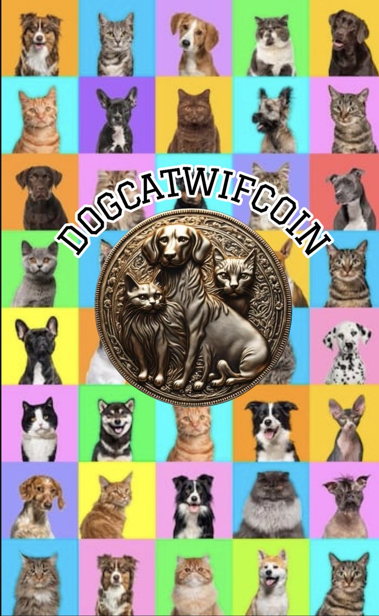 DogCatWifCoin's tweet photo. @naiivememe 🐾 Dog Cat Wif Coin #DCWC unites all dog and cat memes in the crypto world! Powered by Solana. Join our community and wait to buy your bag https://t.co/GKk2iTUxZO @dogcatwifcoin #CryptoMemes #Solana https://t.co/OZIBzxQc43