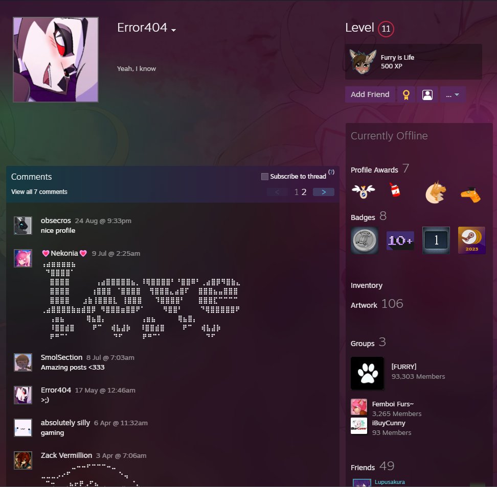 the artwork is full of furry porn