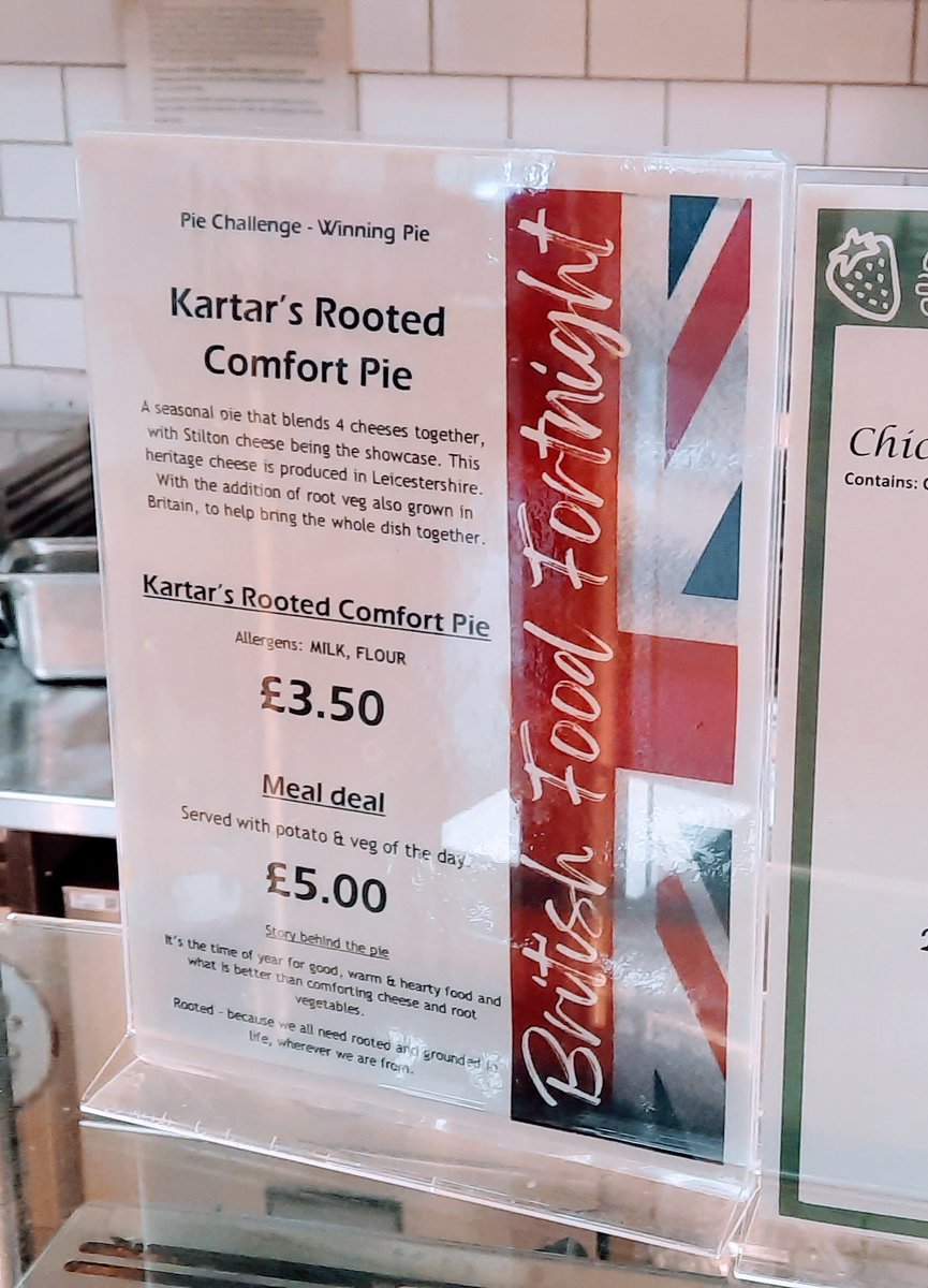 EdTheChaplain's tweet photo. Prize winning pie on offer today from @Leic_Chaplaincy Masterchef @KartarSBring!!!!! https://t.co/vCpwud7jI3