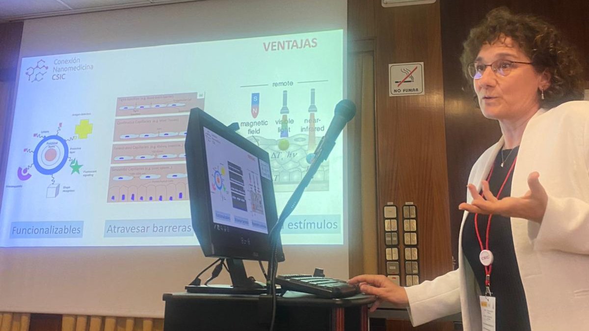 NanomedCSIC (@nanomed_csic) on Twitter photo Puerto Morales, coordinadora de <a href="/Nanomed_CSIC/">NanomedCSIC</a> y @MaMBIOGroupm, participa en la jornada #COOPERAINTERAREAS, instancia para debatir el estado y posicionamiento del #CSIC en torno a las investigaciones sobre #MedicinaPersonalizada
#colaboración #expertise #ConexionesCSIC Puerto Morales, coordinadora de <a href="/Nanomed_CSIC/">NanomedCSIC</a> y @MaMBIOGroupm, participa en la jornada #COOPERAINTERAREAS, instancia para debatir el estado y posicionamiento del #CSIC en torno a las investigaciones sobre #MedicinaPersonalizada
#colaboración #expertise #ConexionesCSIC