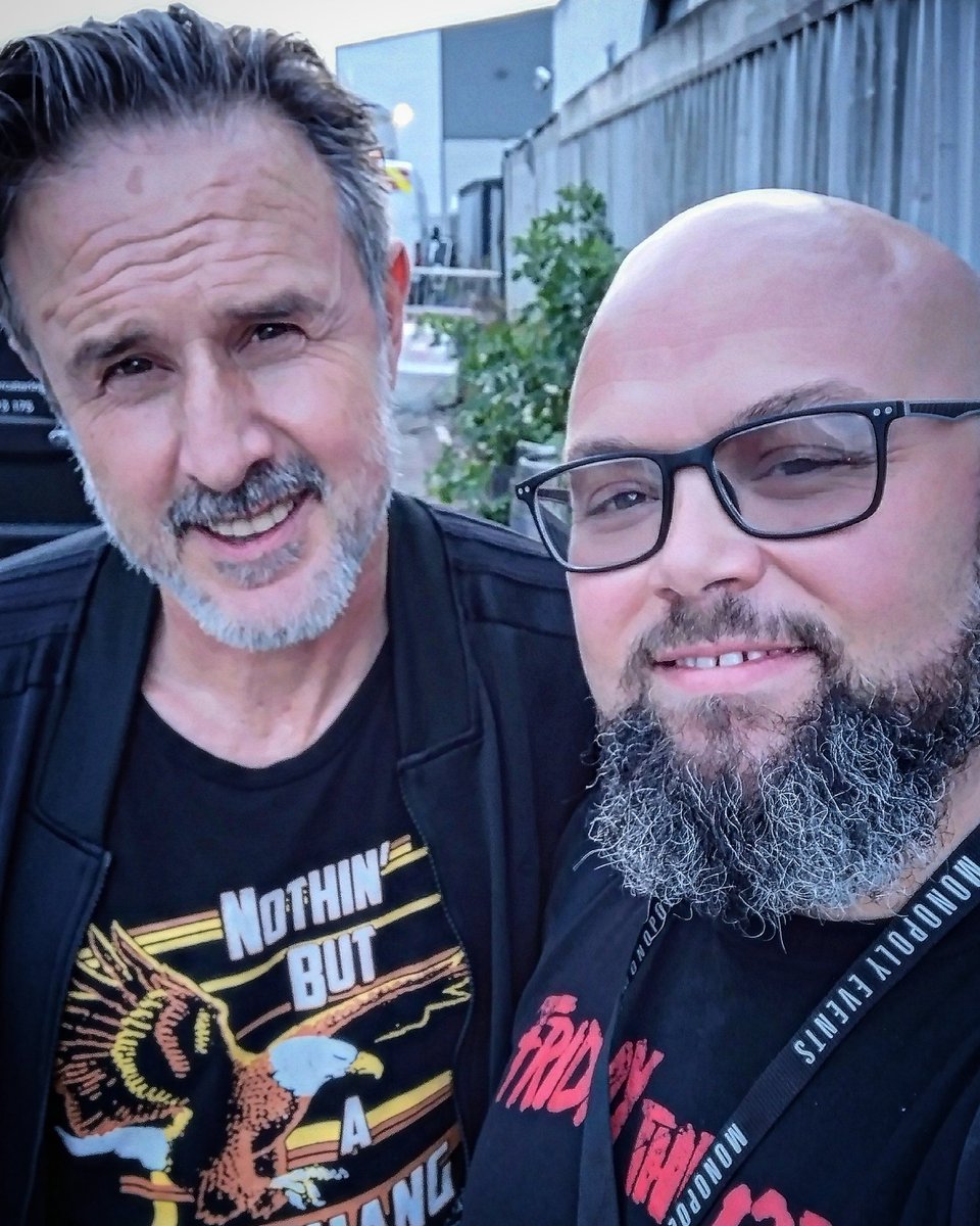 Don't mind me, just hanging with David Arquette