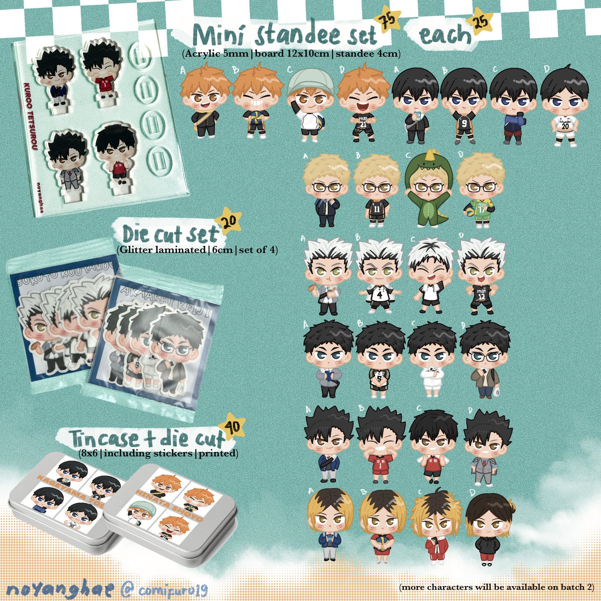 noyanghae's tweet photo. [🔁 and 💓🫶🏻]
 
#cf19 pick up and mail order pre-order batch 1 are open!<3

📆25 sep - 2 oct 
🛝 circle SHIDOY on both days!
🪁haikyuu jjk dcmk bnha wind breaker blue lock seventeen nct dream

forms: https://t.co/DuTzejKFOr

🌎intl GO(s) are welcomed (please dm)
#cf19catalogue https://t.co/Veg0mjkhTF