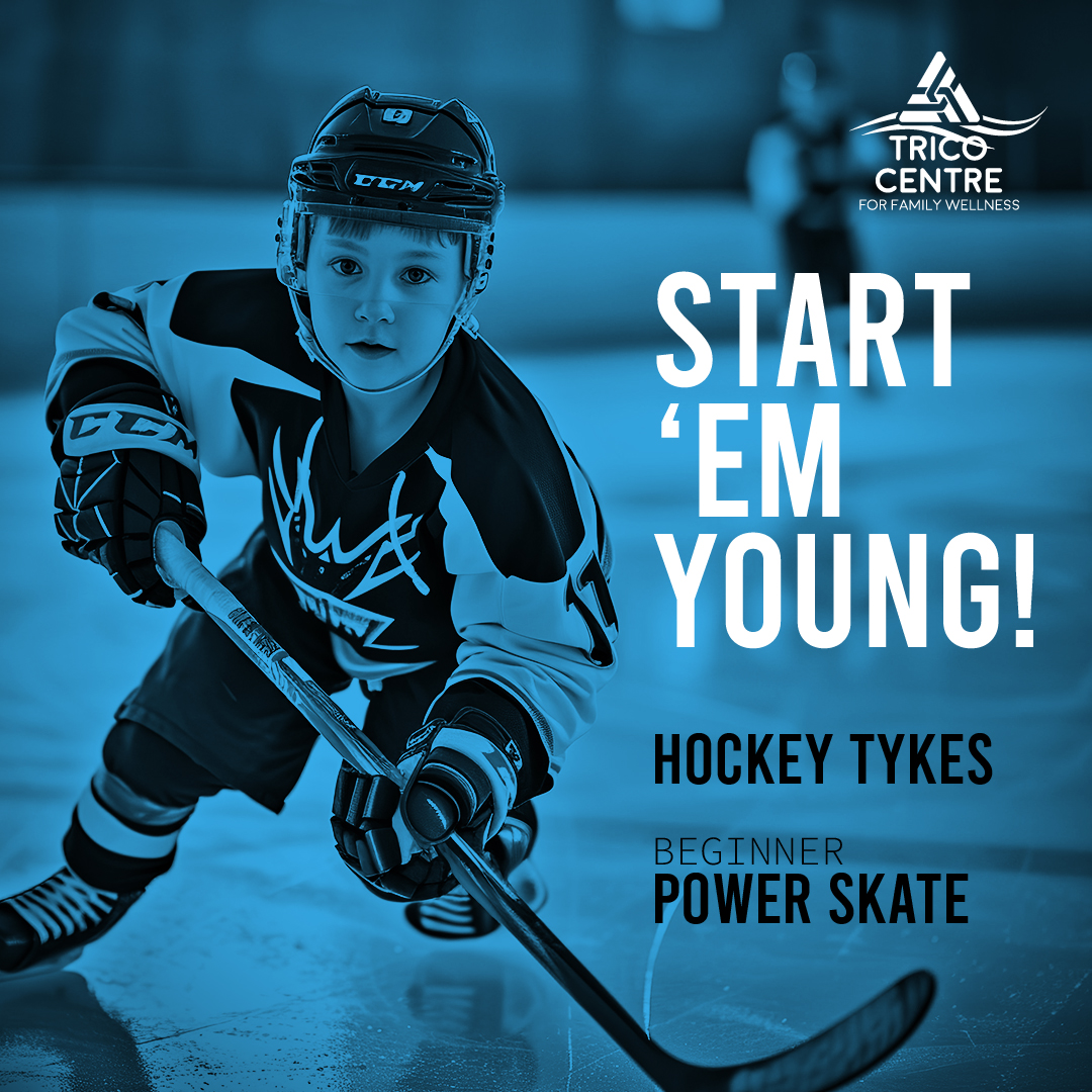 Get your little ones started on the ice with our exciting skating and hockey programs! Whether they're just learning to skate or dreaming of becoming the next hockey superstar, we’ve got something for every young athlete:

Register online: tricocentre.ca/register
#calgary #yyc