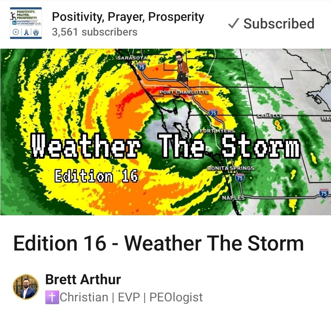 BrettArthurLEC's tweet photo. Edition 16 - Weather The Storm
https://t.co/8XJSRj4F7L
#HurricaneHelene #Hurricane #HurricaneSeason #HurricaneSeason2024 #HELENE https://t.co/jM3lgPuGwq