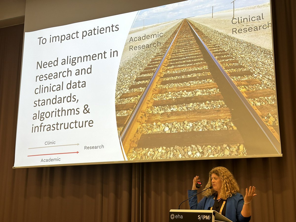 WonderMixTape's tweet photo. .@LDCRC_UL @AedinCulhane kicks off data sharing & harmonization session - focusing on enabling cross-institutional oncology research / partnerships - Ireland as motivating use case for need for cross-border collab @EHA_Hematology @TheSFPM #ehasfpm2024 https://t.co/Evq9KjqpMb