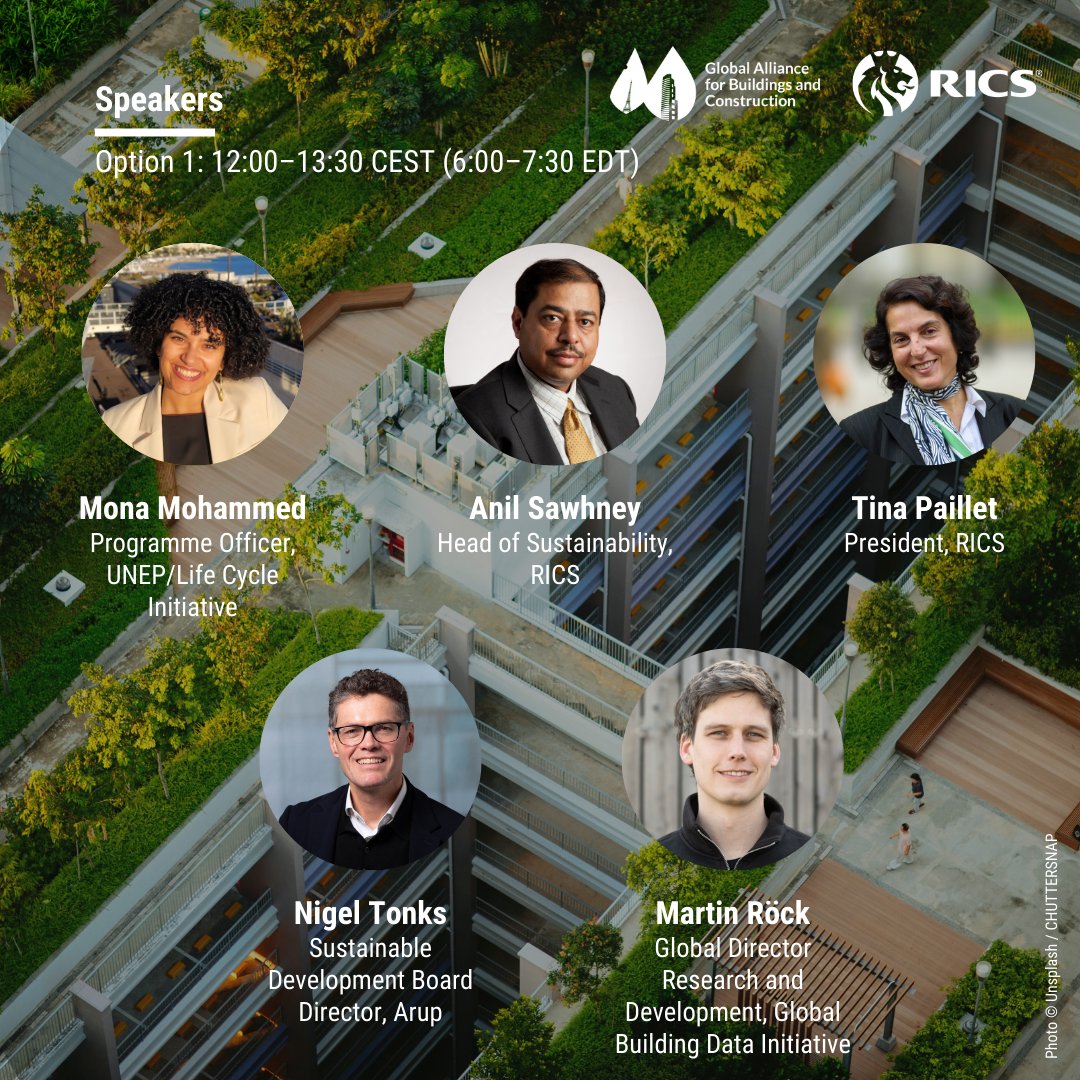 Join_GlobalABC's tweet photo. 📢 Join #GlobalABC &amp; @RICSnews for a webinar on the role of data in achieving a near-zero emission &amp; resilient built environment. Explore whole-life carbon assessments, data gaps &amp; collaboration for better data sharing. 🏗️🍃

📅 1 Oct 2024
🔗 Register now https://t.co/9s3yVkohqo https://t.co/UlxixF4fRr
