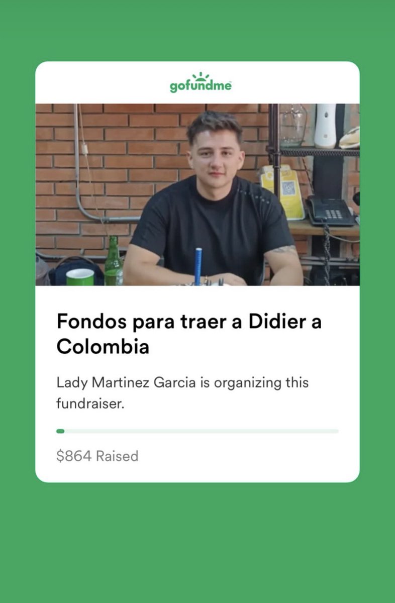 PaiitoBecaria's tweet photo. Buen día a todos quienes leen esto, acudo a ustedes a solicitar apoyo para un Colombiano que tuvo un grave accidente en USA. Su familia está solicitando apoyo para traerlo y para los gastos médicos. Dejo el enlace aquí:

https://t.co/LVz3XGf6vl

Un agradecimiento de antemano https://t.co/Wo5P6L4ha4