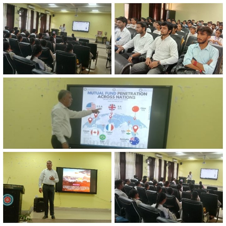 Its always very exciting to interact with youth &amp; share with them Career Opportunities that await the deserving ones. A Career Councelling Session for Final Year students of  #GDCKathua on how to enhance their #Skills to be able to get into #FinancialMarkets with #MutulFunds