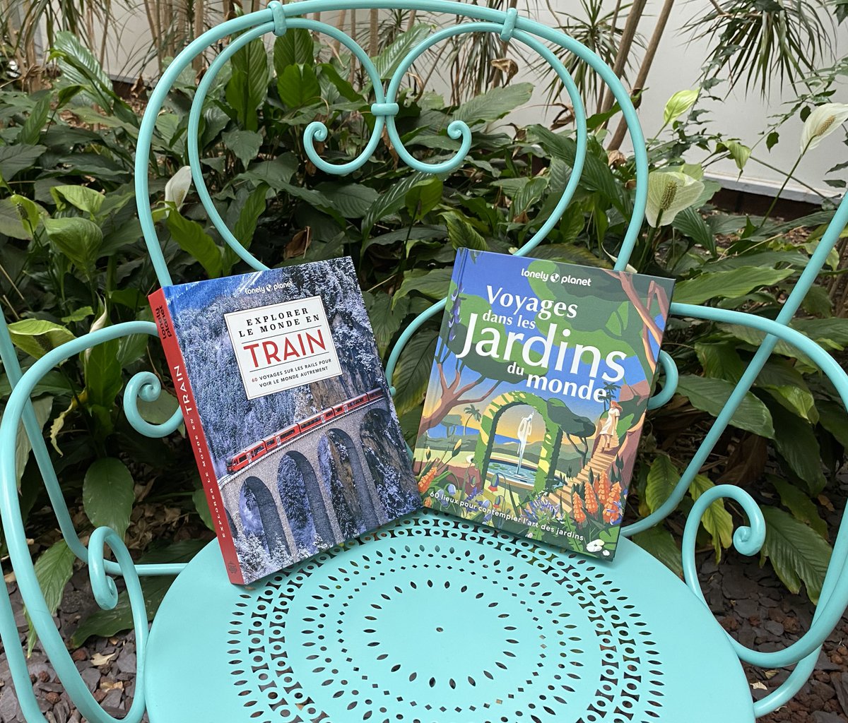 Découvrez nos deux #nouveautés #beauxlivres ! 😍

"Voyages dans les Jardins du monde" &amp; "Explorer le monde en train" 🌺🚂

📚 Ils sont disponibles en librairie et dans notre boutique en ligne ➡️ bit.ly/47HfbWm